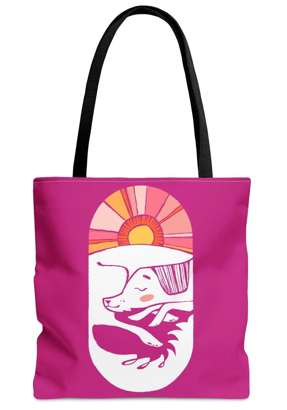 Sleepy Dog Tote Bag