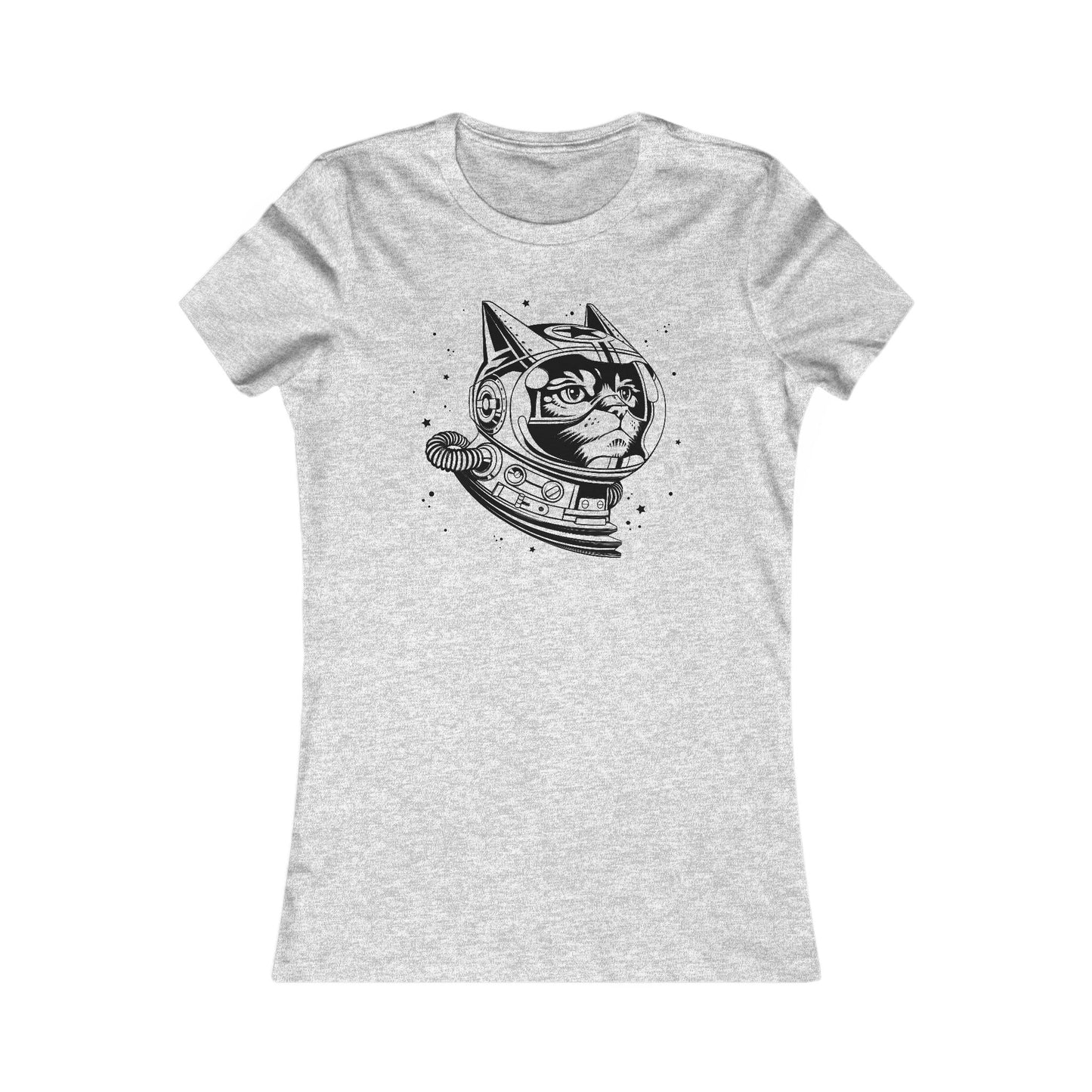 Space Cat Women's Fitted Tee