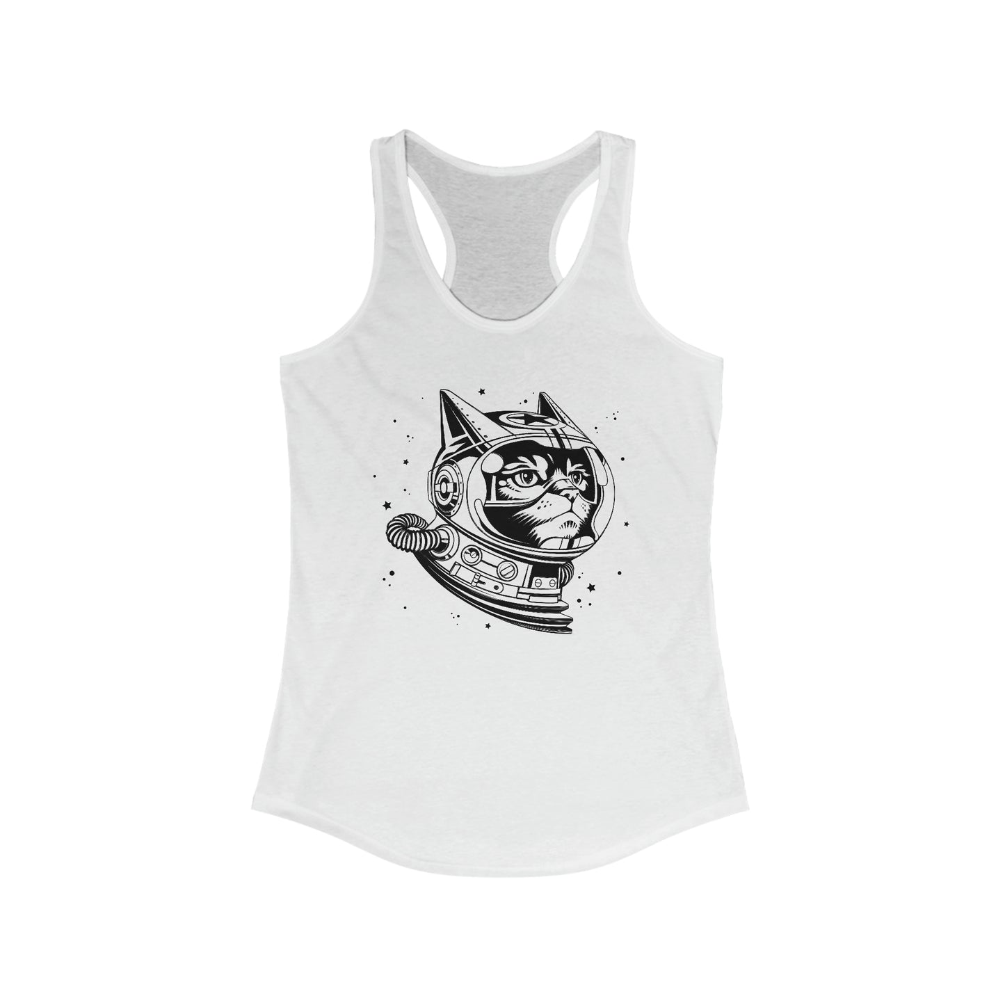 Space Cat Women's Racerback Tank Top