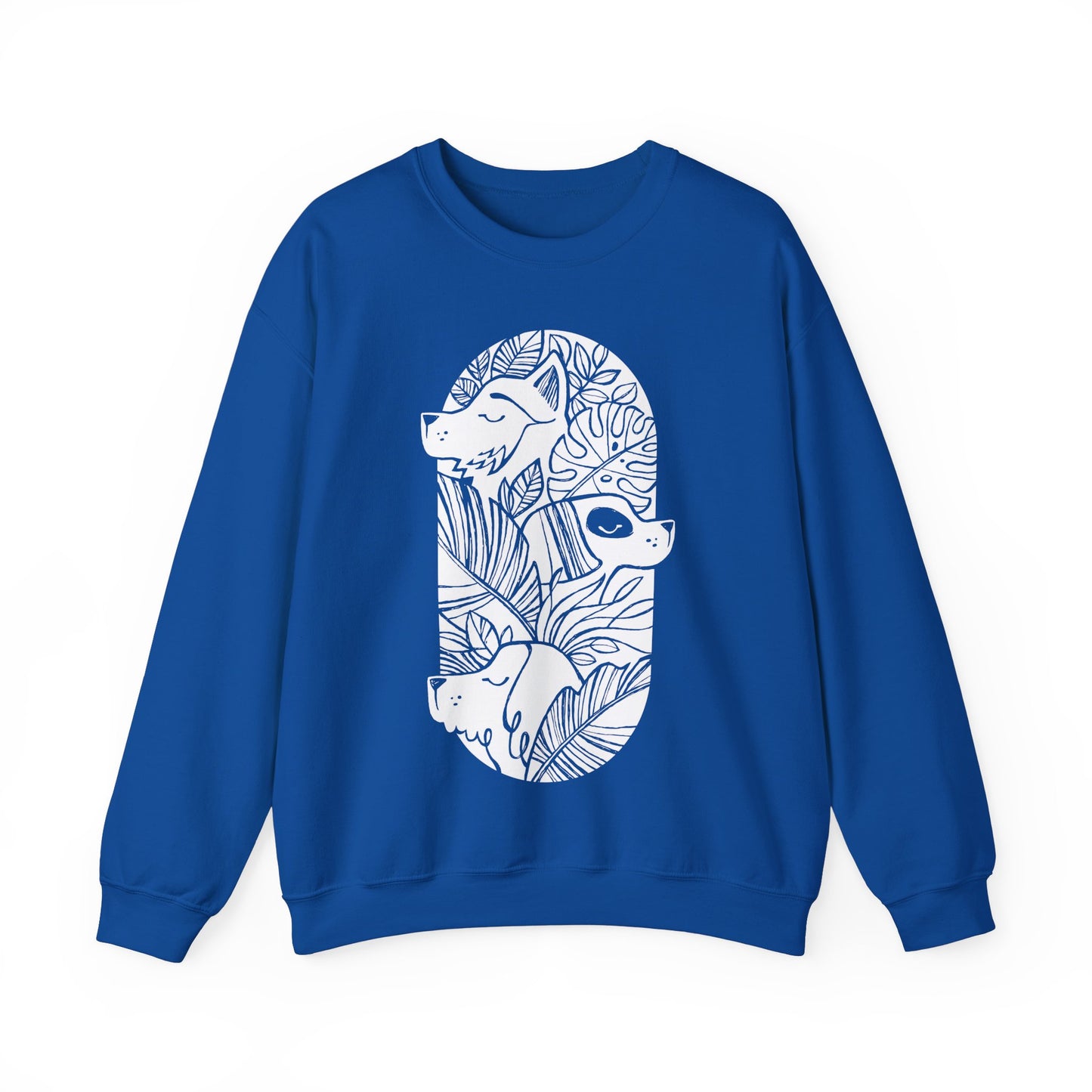 Jungle Dogs Men's Heavy Blend Crewneck Sweatshirt