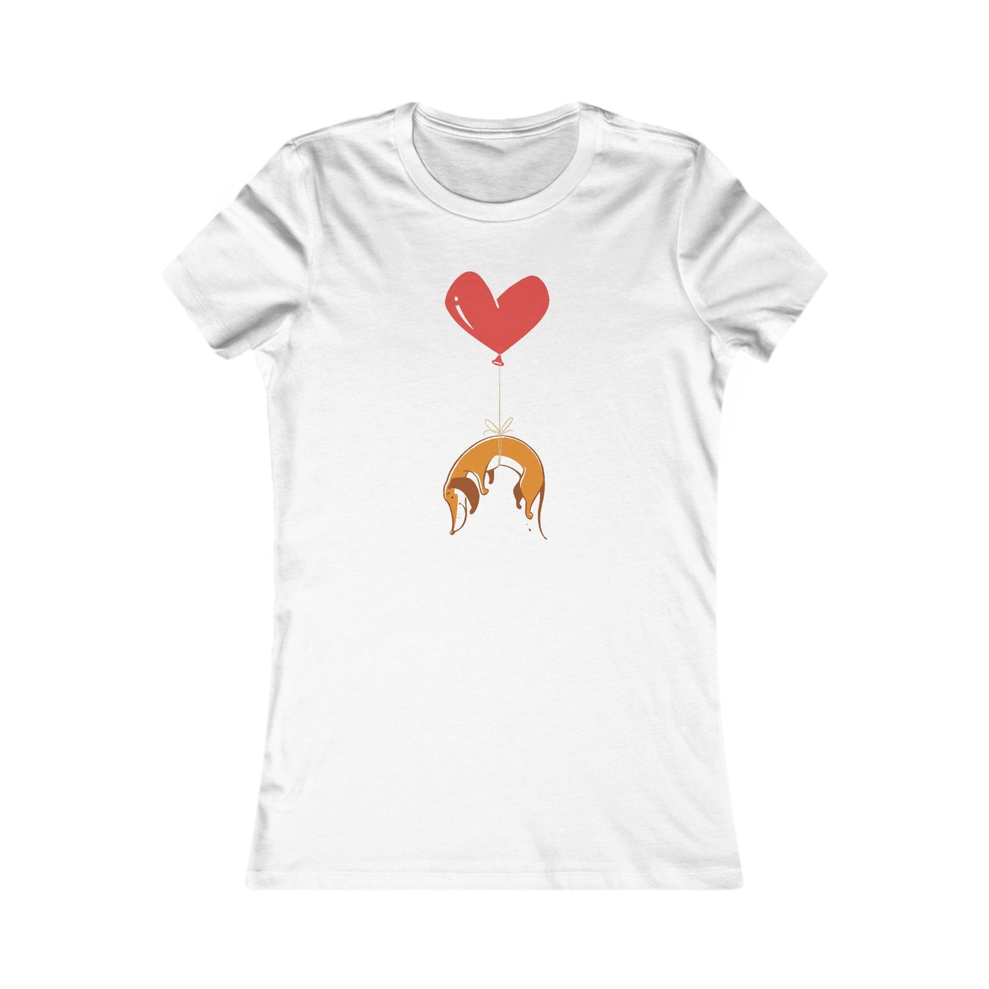 Heart Strings Women's Fitted Tee