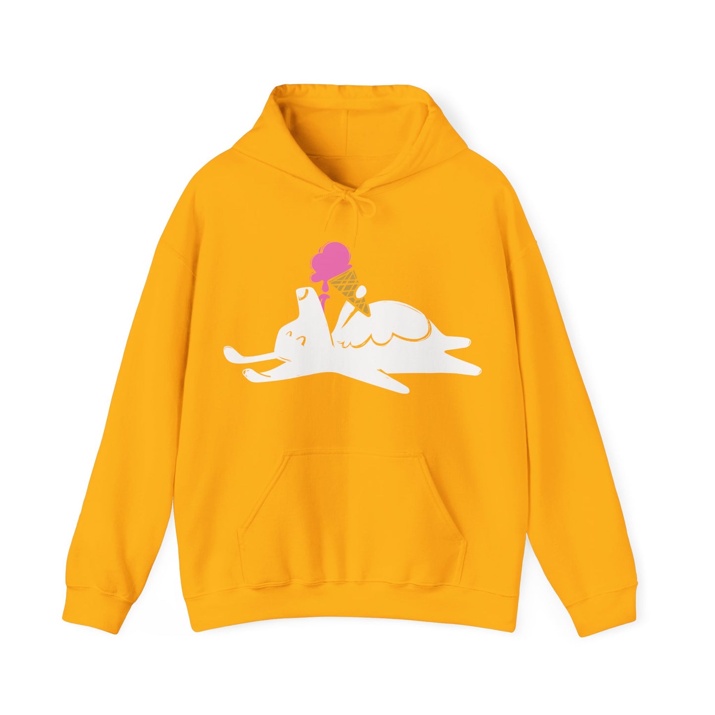Icecream Pooch Men's Hooded Sweatshirt