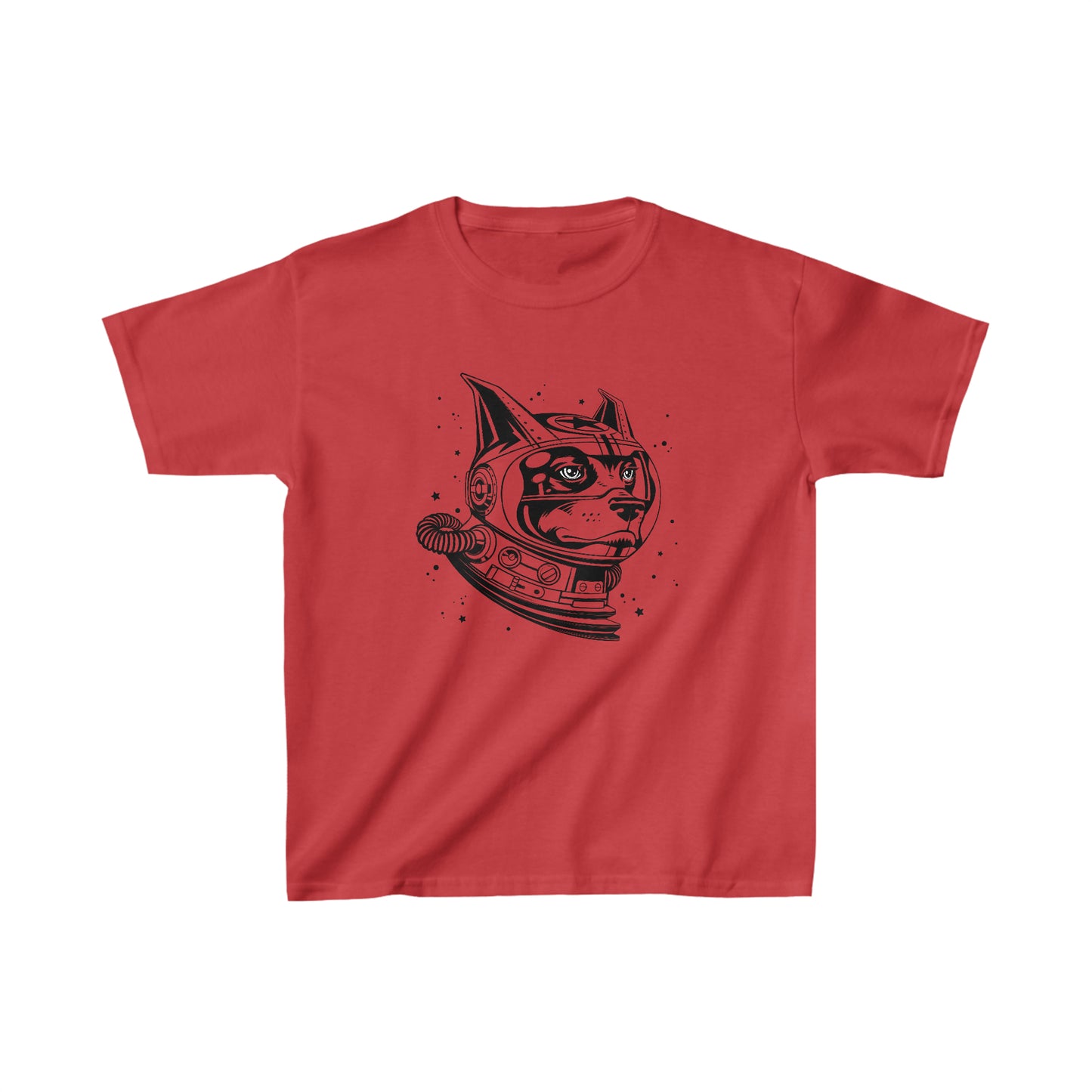 Space Dog Kids Heavy Cotton Graphic Tee