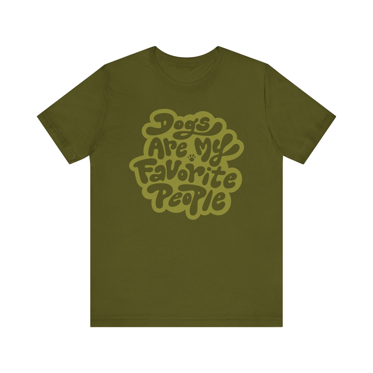 Dogs Are My Favorite People Women's Graphic Tee