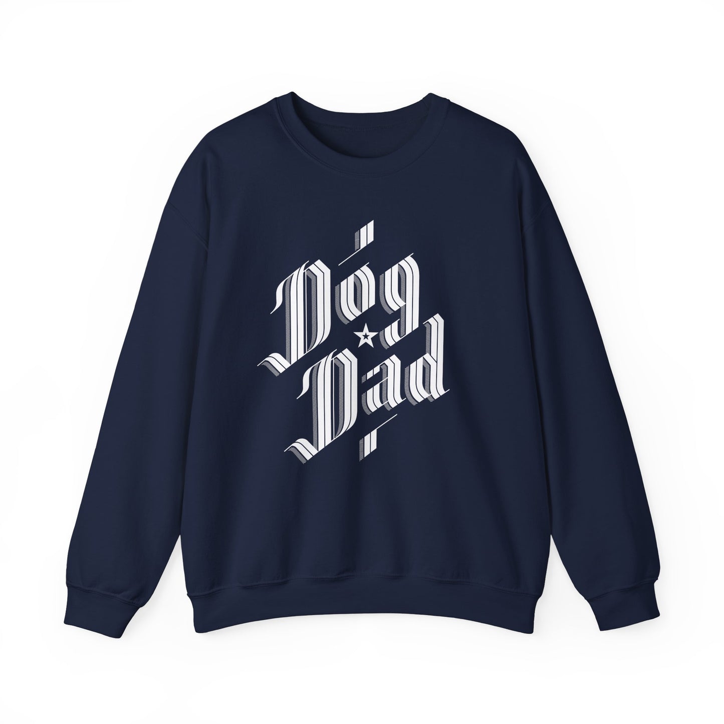 Sophisticated Dog Dad Men's Heavy Blend Crewneck Sweatshirt