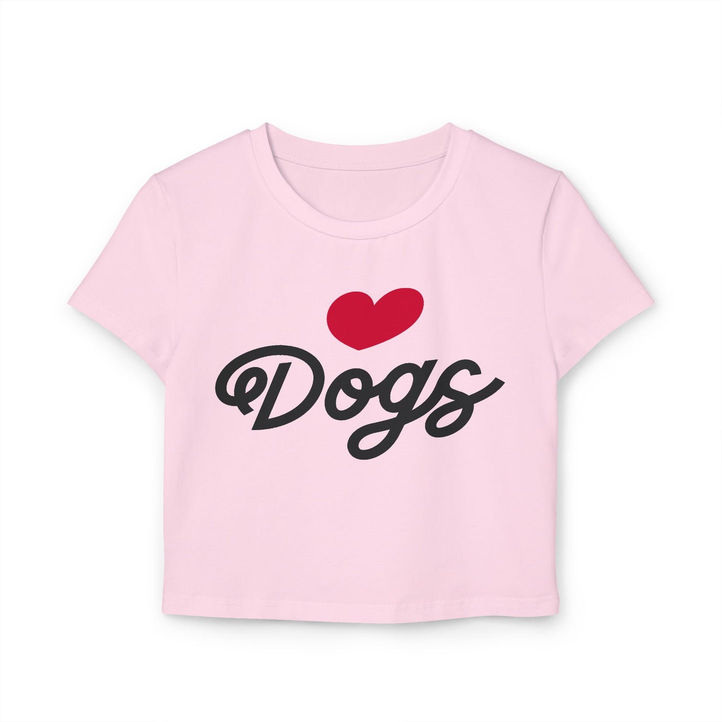 Love Dogs Script Women's Baby Tee