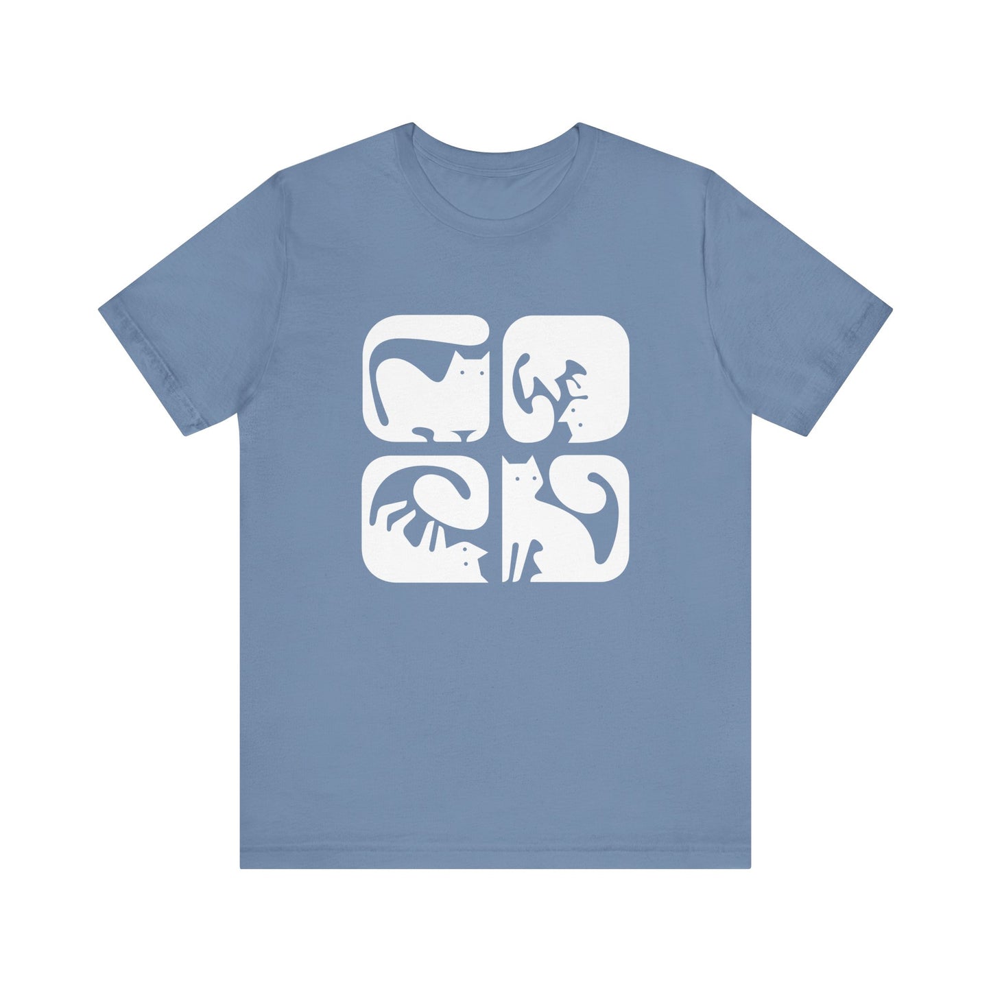 Purr-fectly Stylish – Colorful Cats Tee!