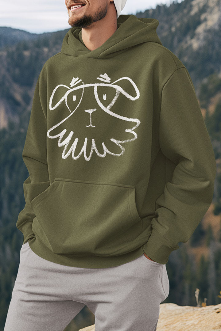 Dog BF#13 Men's Hooded Sweatshirt