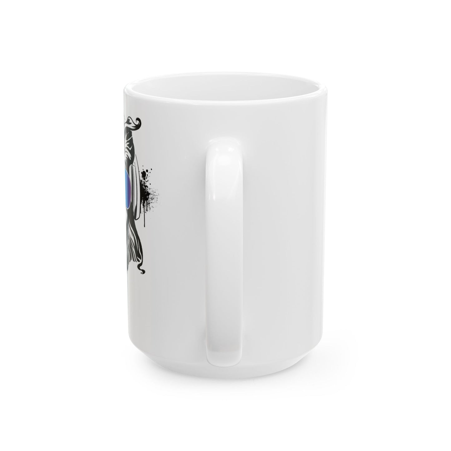 Music Dog Ceramic Mug 15oz