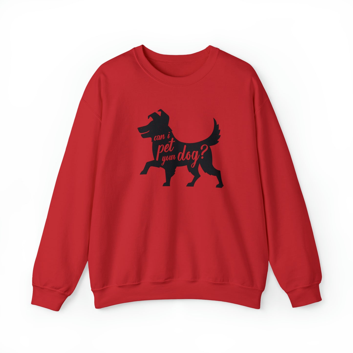 Can I Pet Your Dog Men's Heavy Blend Crewneck Sweatshirt