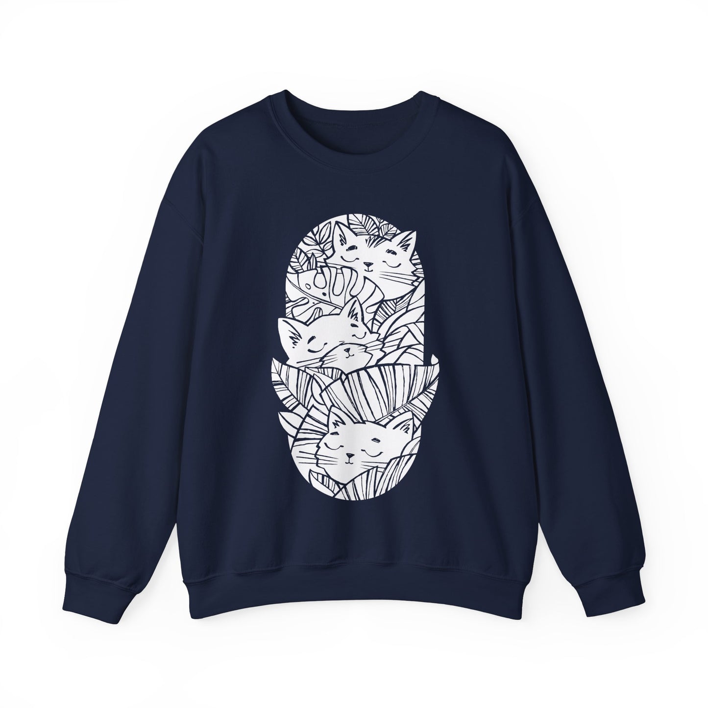 Jungle Cats Women's Heavy Blend Crewneck Sweatshirt