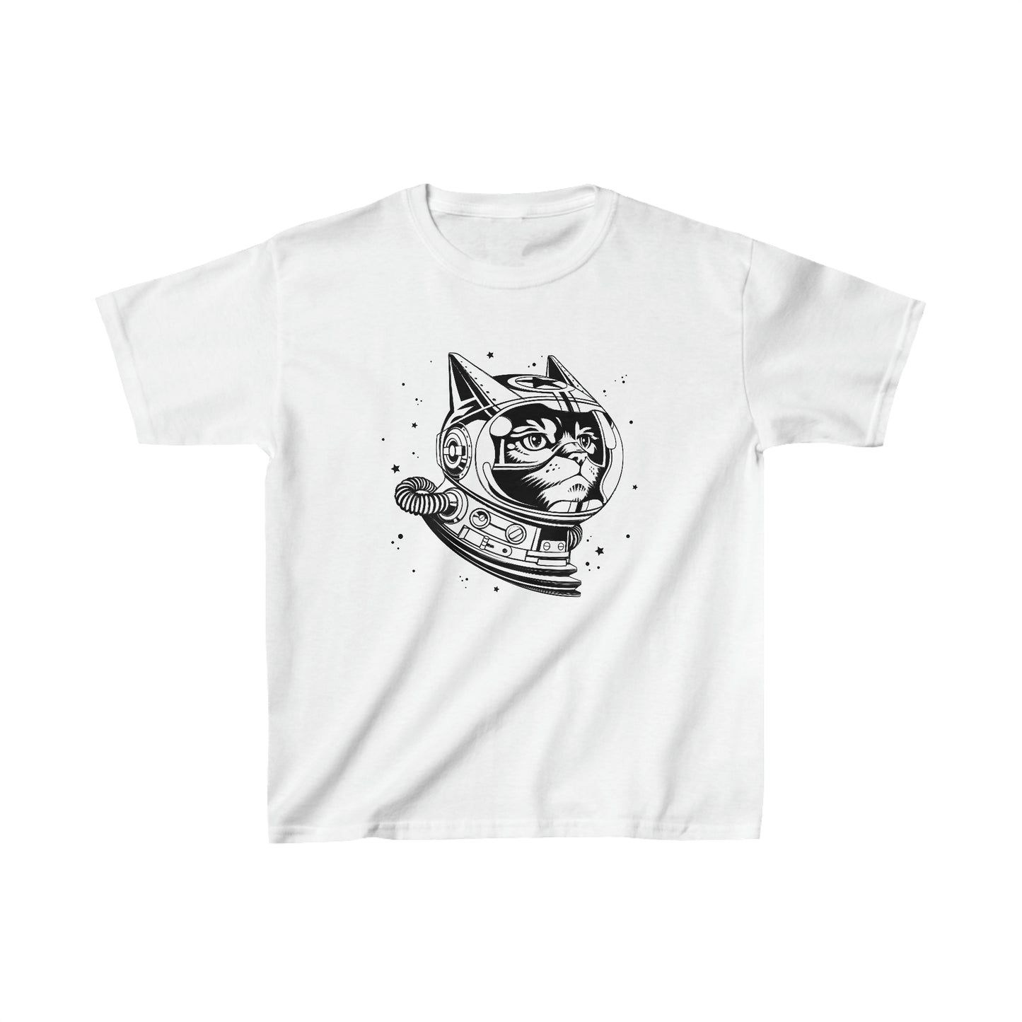 Cosmic Coolness for Kids – The Space Cat Graphic Tee!