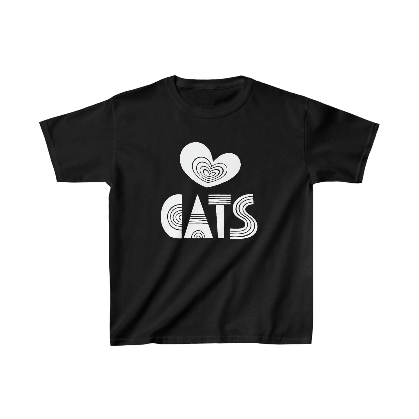 Heart Cats Kids' Tee β An Adorable Shirt for Little Animal Lovers!