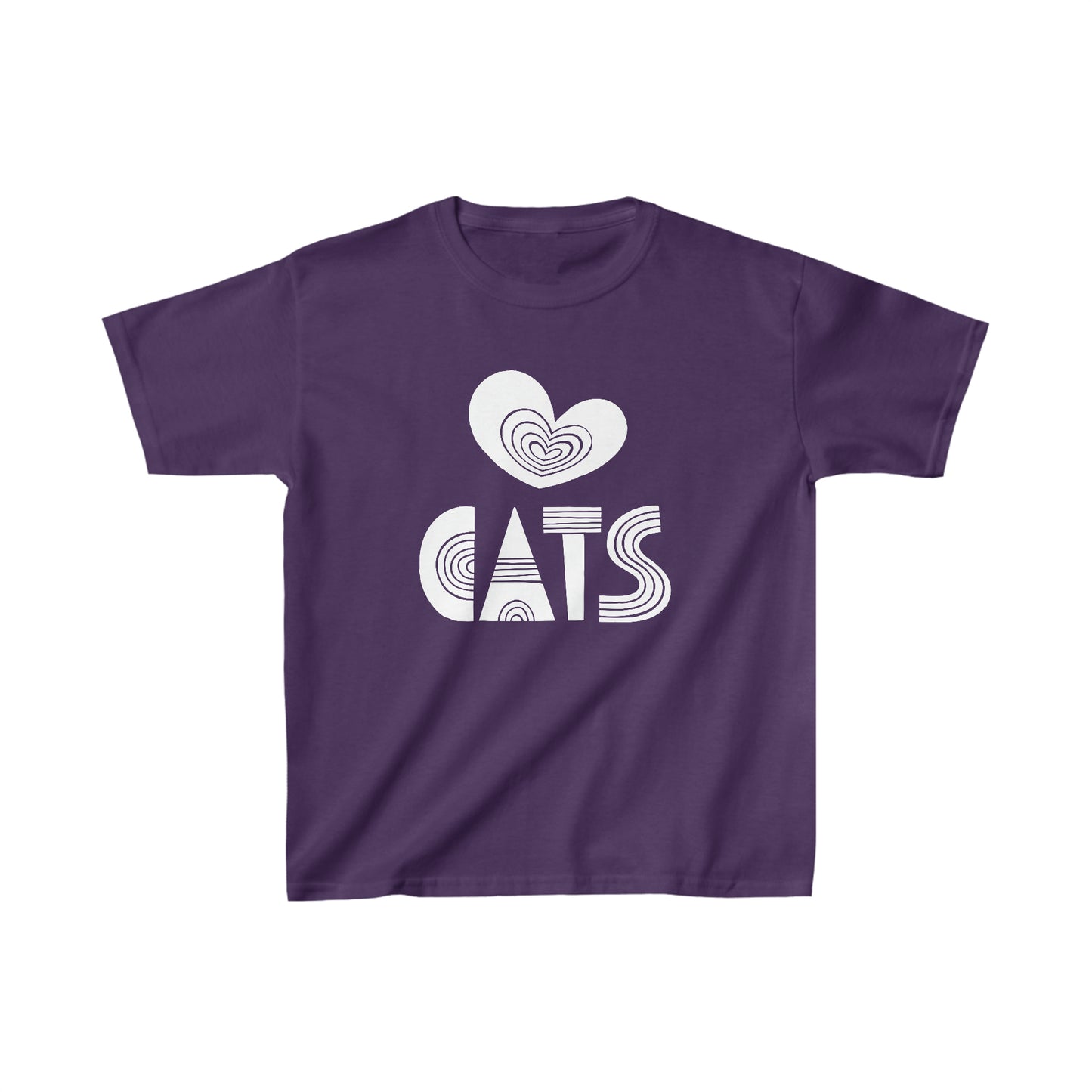 Heart Cats Kids' Tee β An Adorable Shirt for Little Animal Lovers!