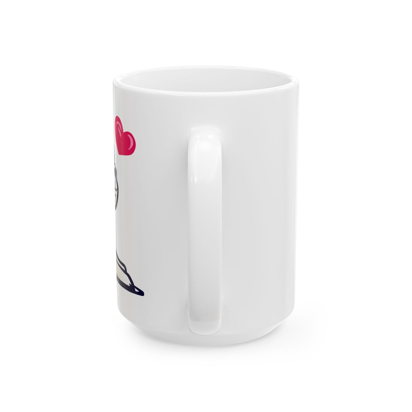 Yoga Dog Ceramic Mug 15oz