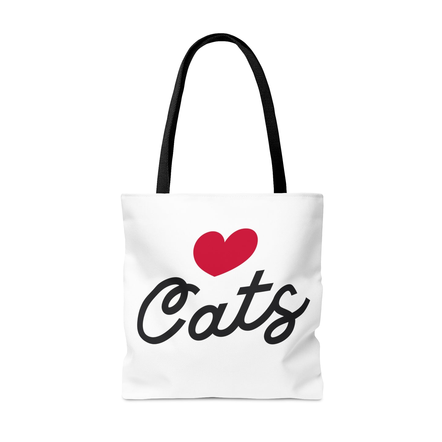 Love Cats Script Tote Bag