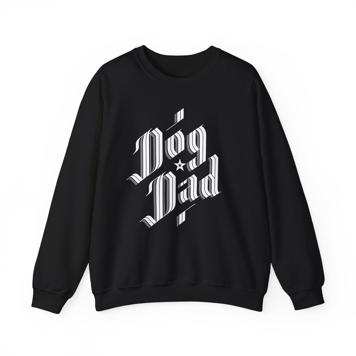 Sophisticated Dog Dad Men's Heavy Blend Crewneck Sweatshirt