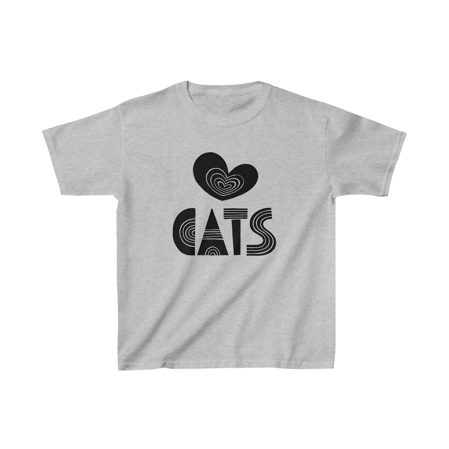 Heart Cats Kids' Tee β An Adorable Shirt for Little Animal Lovers!