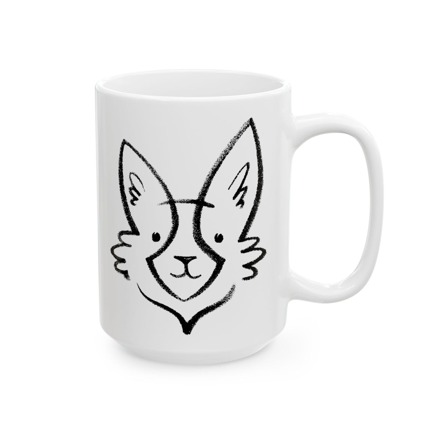 Dog BF#8 Ceramic Mug 15oz