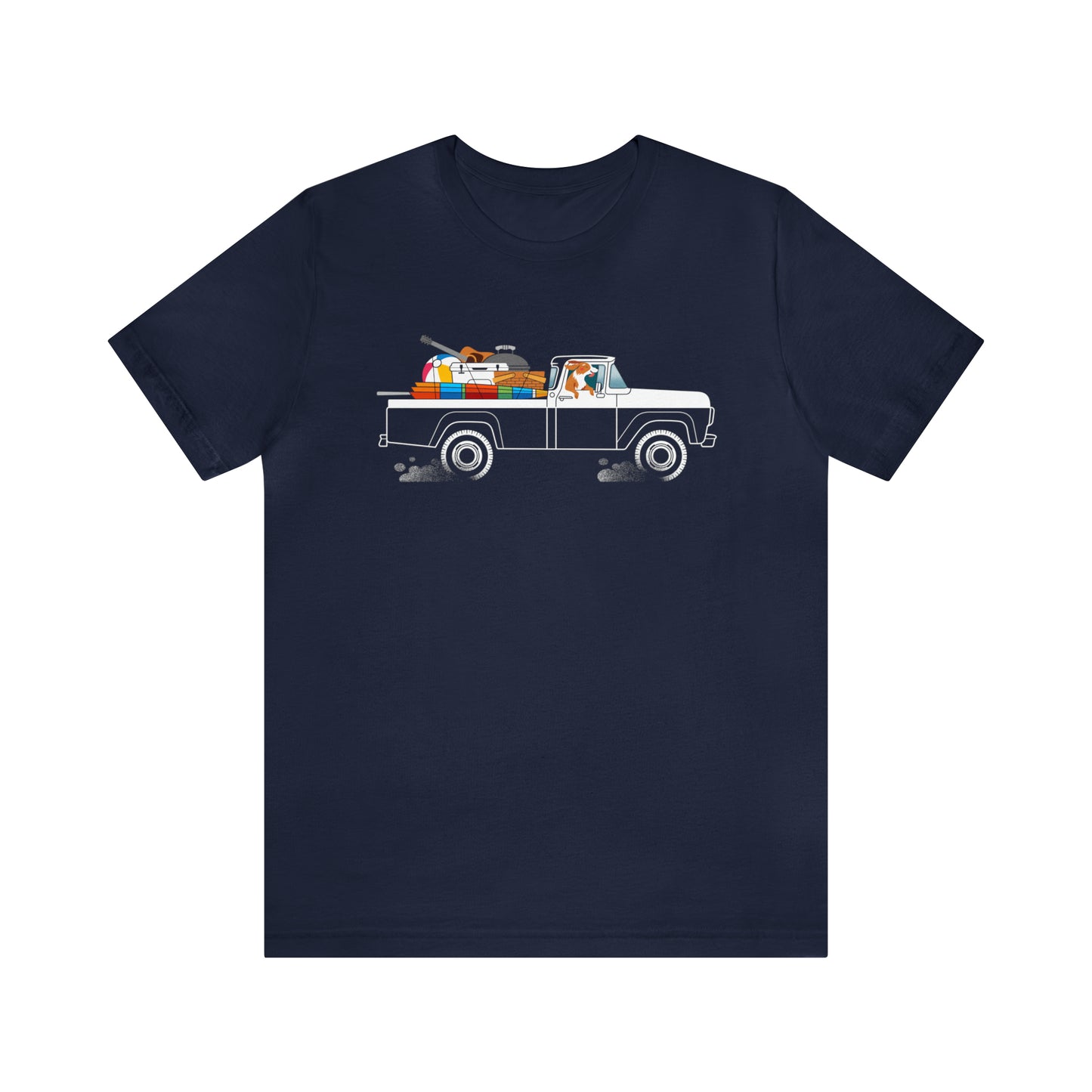 Ford Truck Beach Dog Men's Graphic Tee