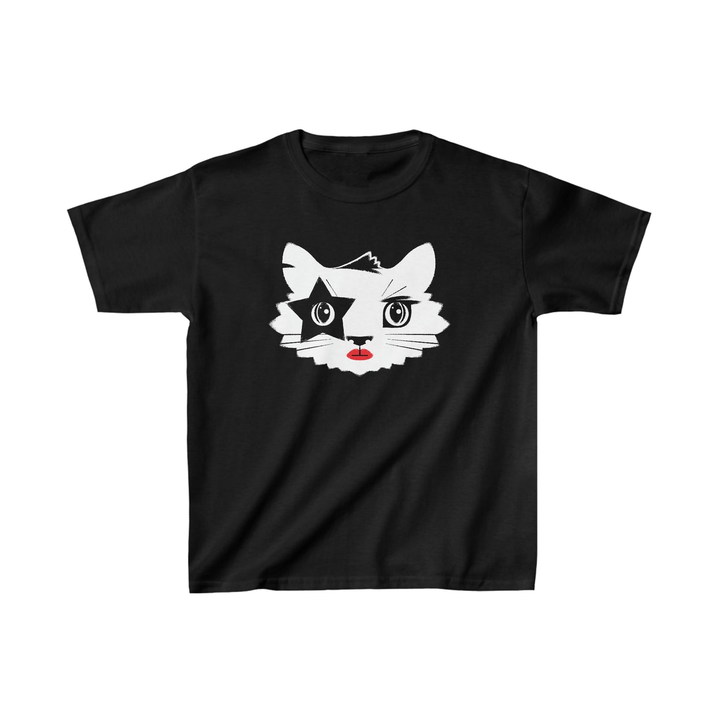 Rock 'n' Roll Cat Kids Heavy Cotton Graphic Tee