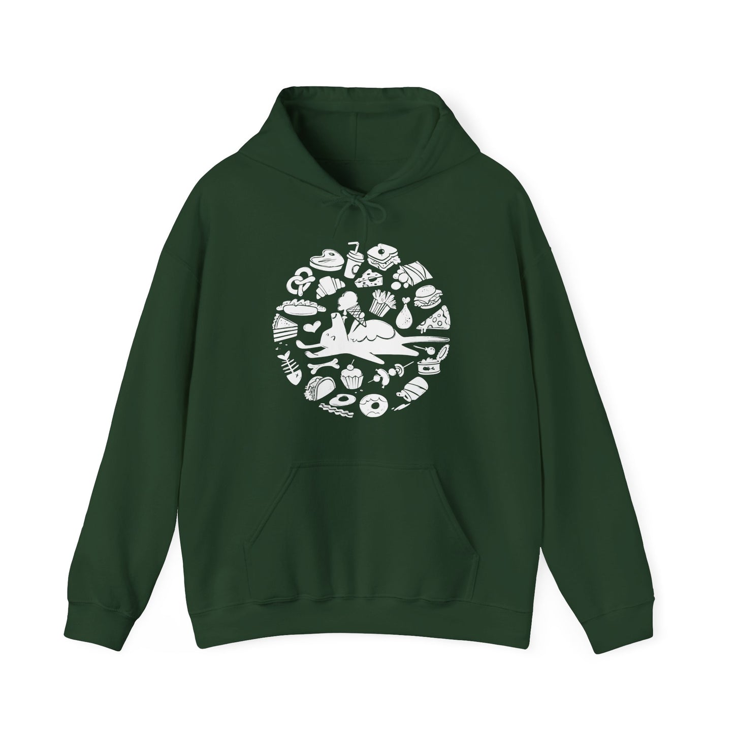 All Food is Dog Food Men's Hooded Sweatshirt