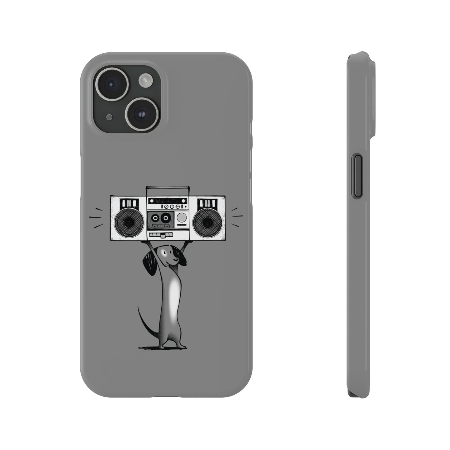 Boombox Dog iPhone Case