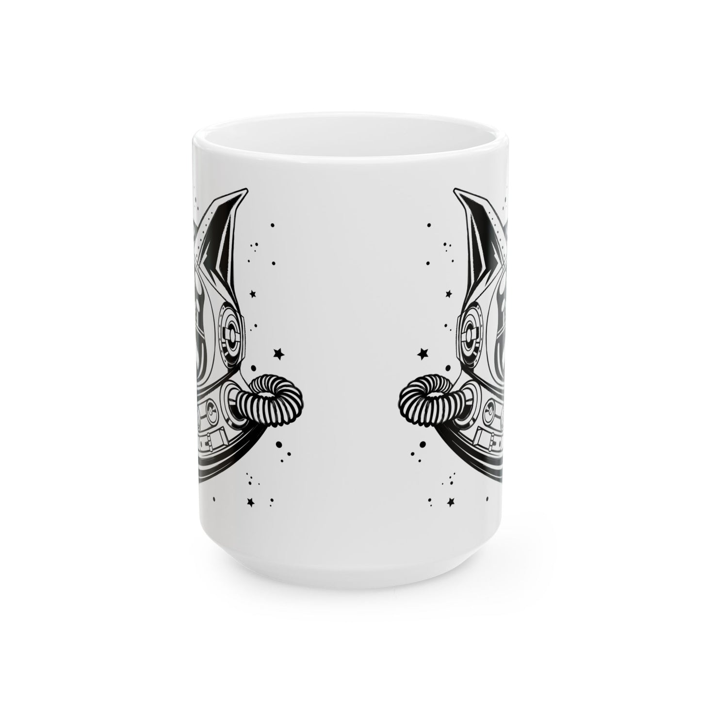 Space Dog Ceramic Mug 15oz