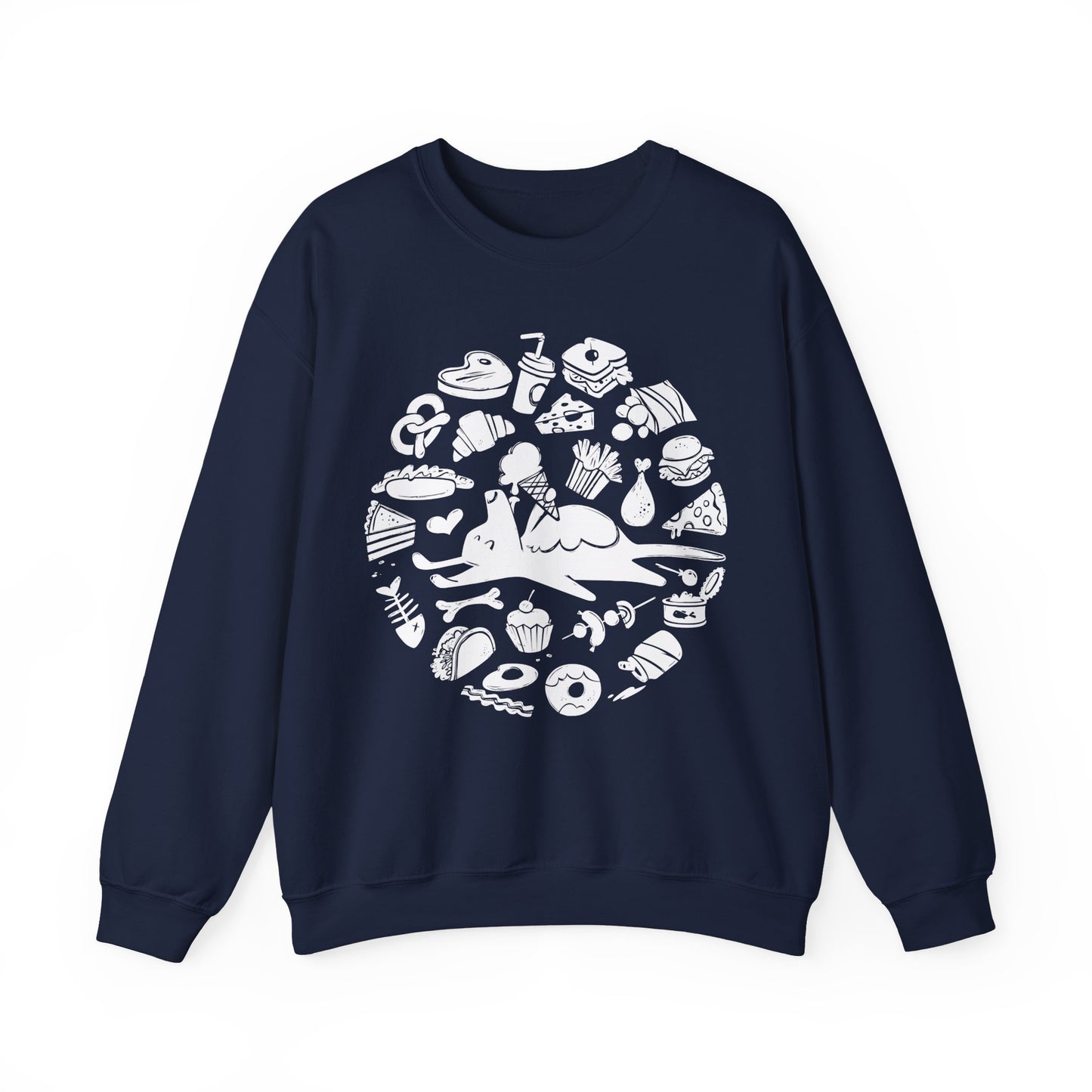 All Food is Dog Food Women's Heavy Blend Crewneck Sweatshirt