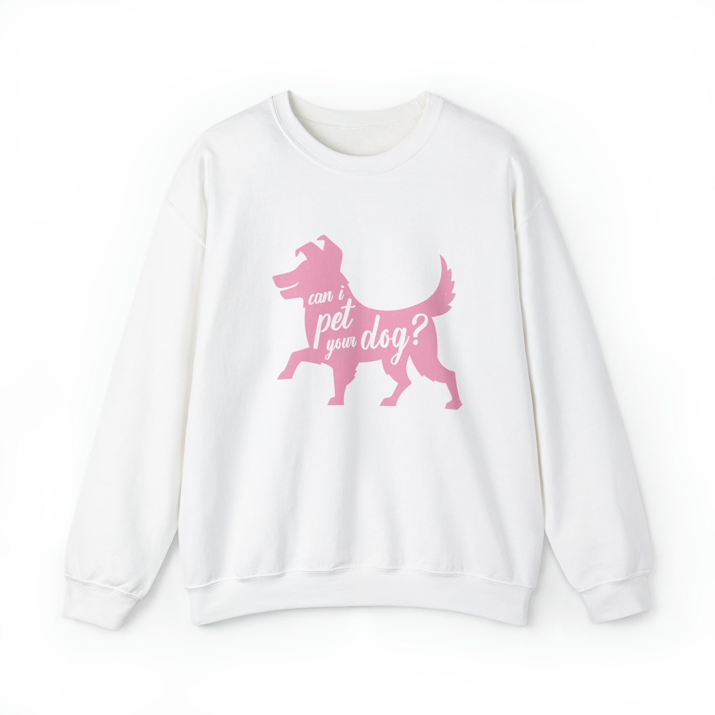 Can I Pet Your Dog Women's Heavy Blend Crewneck Sweatshirt