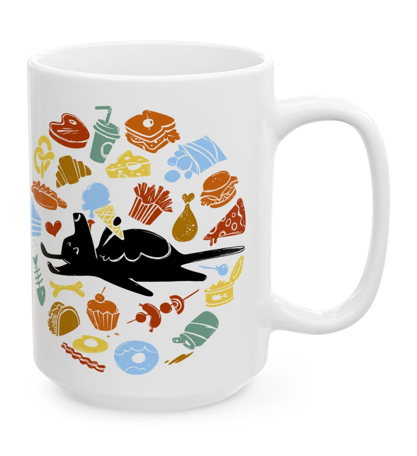 All Food is Dog Food Ceramic Mug 15oz