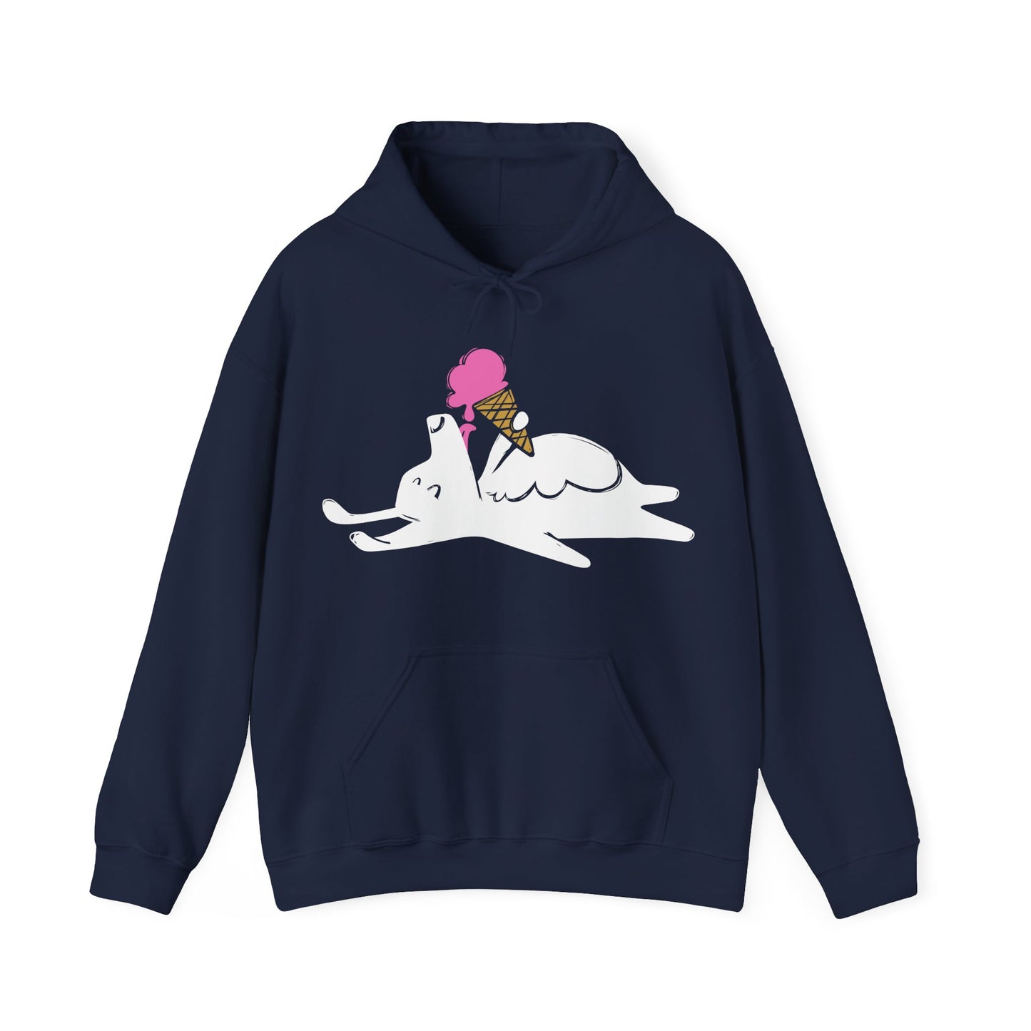 Icecream Pooch Men's Hooded Sweatshirt