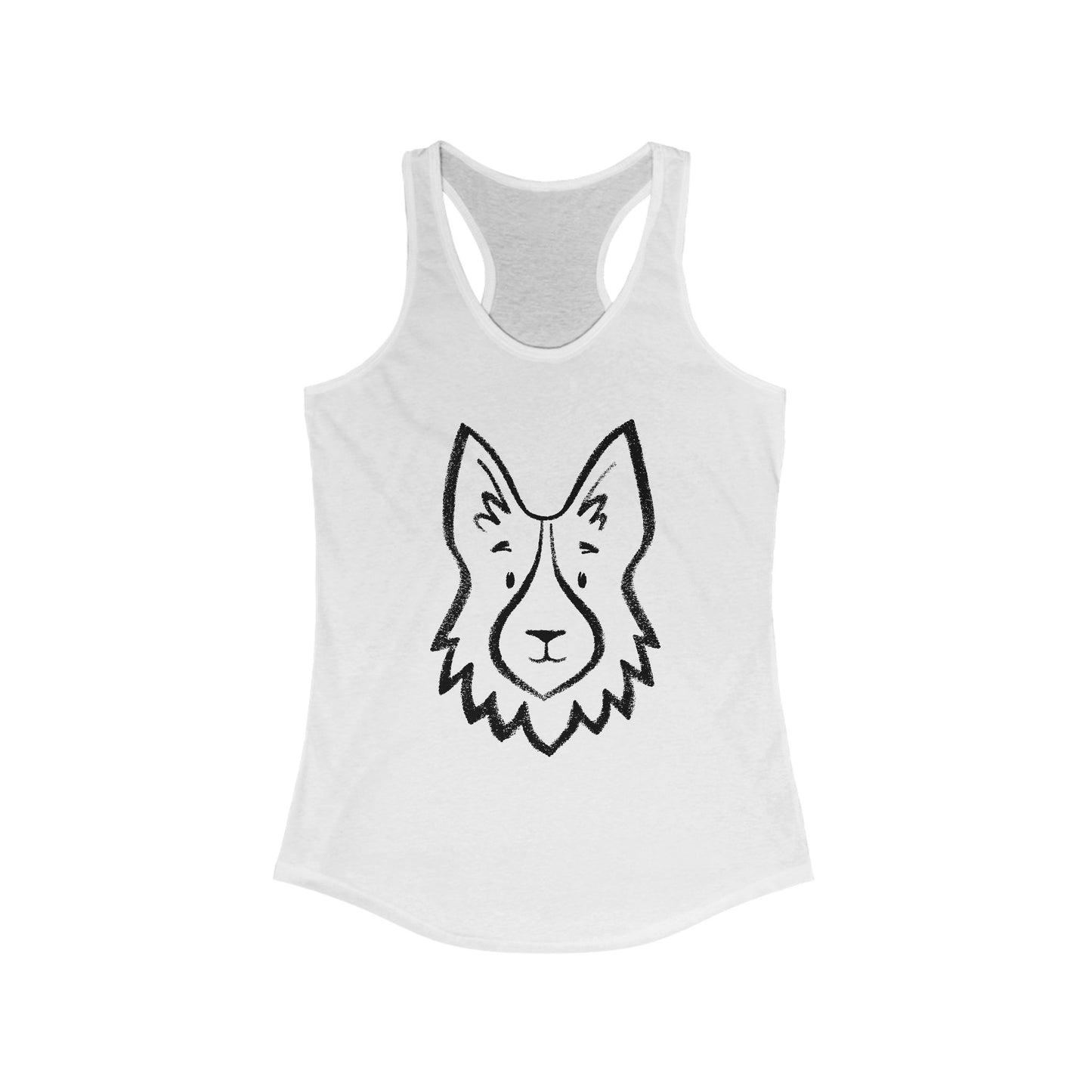 Dog BF#3 Women's Racerback Tank Top
