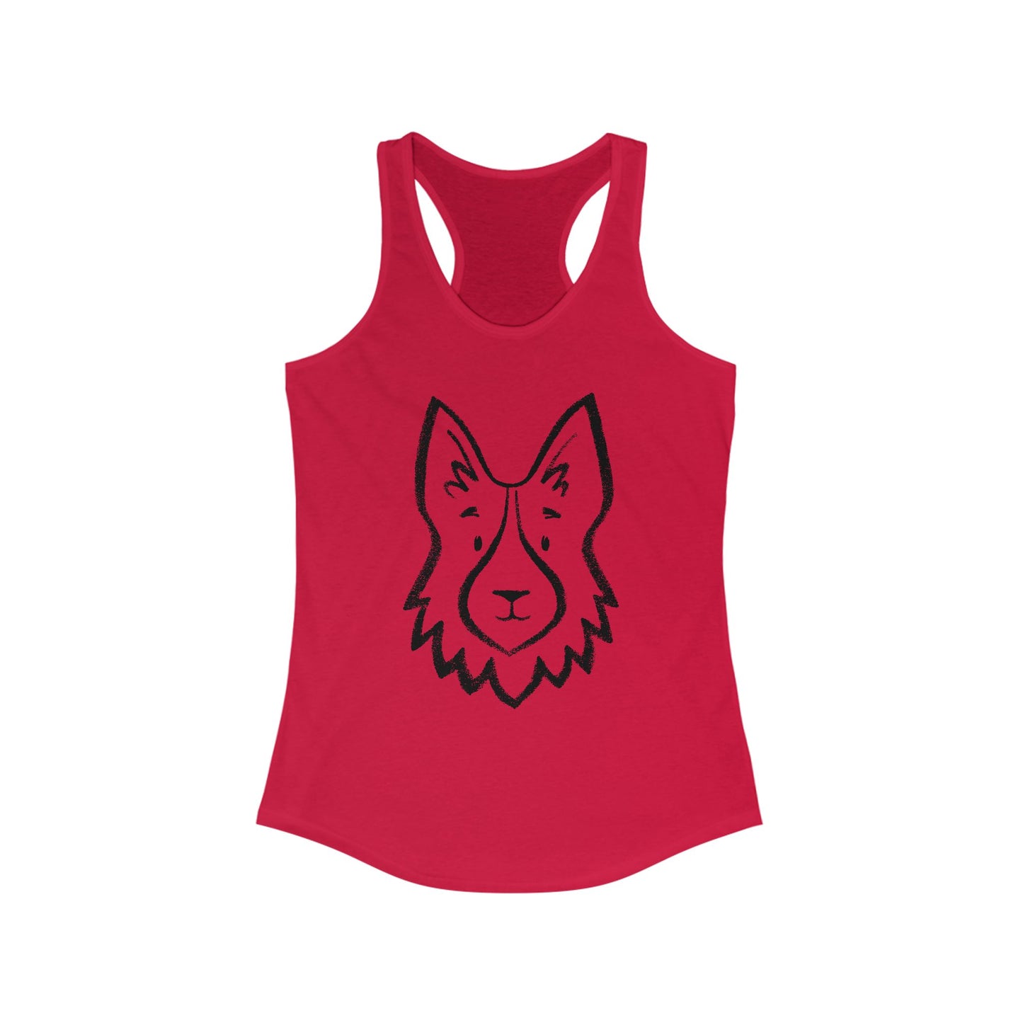 Dog BF#3 Women's Racerback Tank Top
