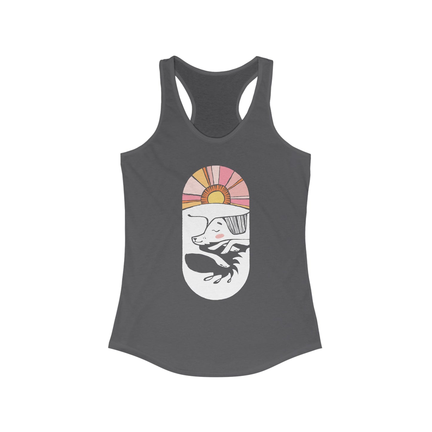Sleepy Dog Women's Racerback Tank Top