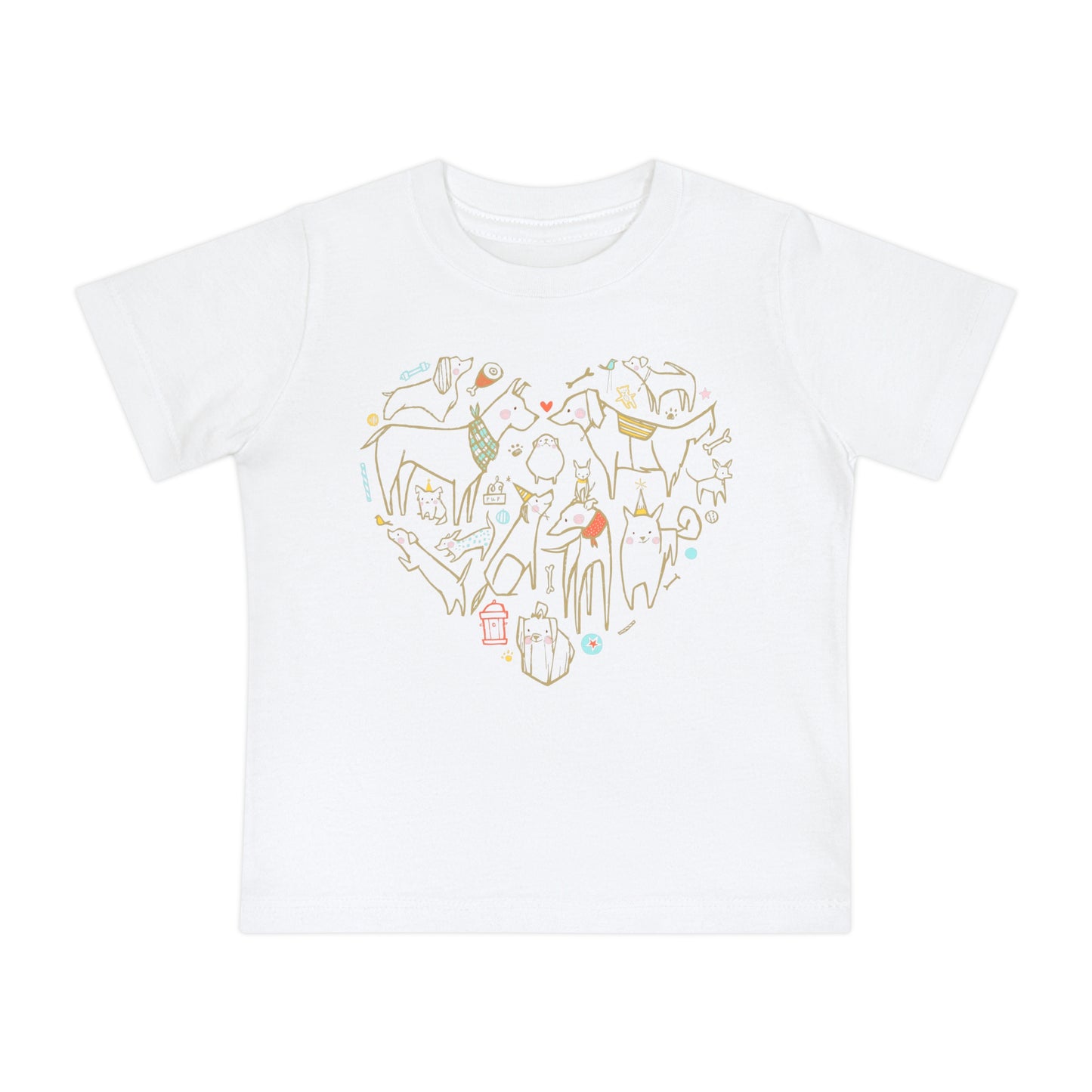 Dog Heart Baby Graphic Tee