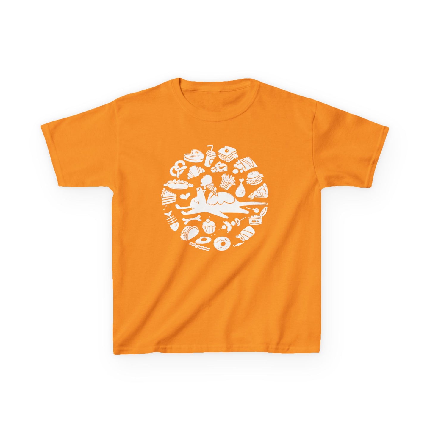 All Food is Dog Food Kids Heavy Cotton Graphic Tee
