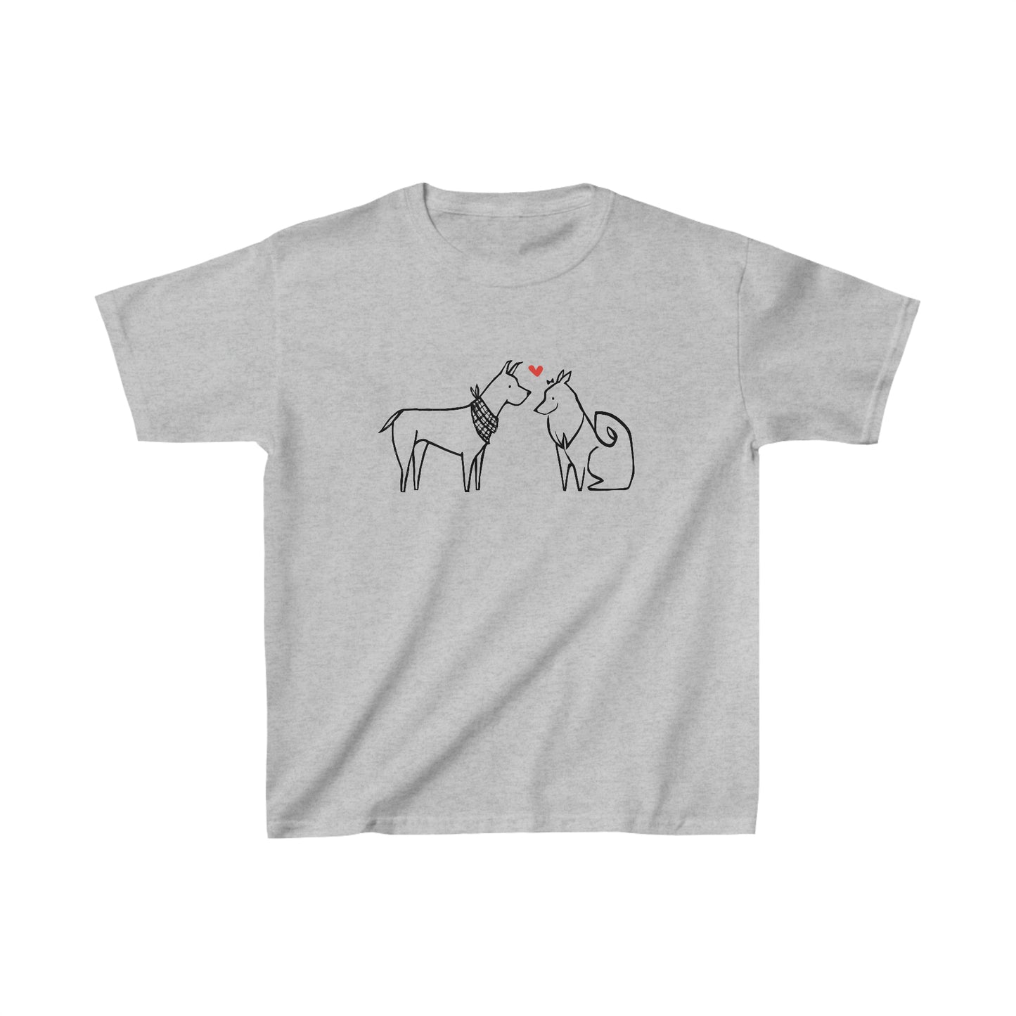 Dogs in Love Kid's Heavy Cotton Tee