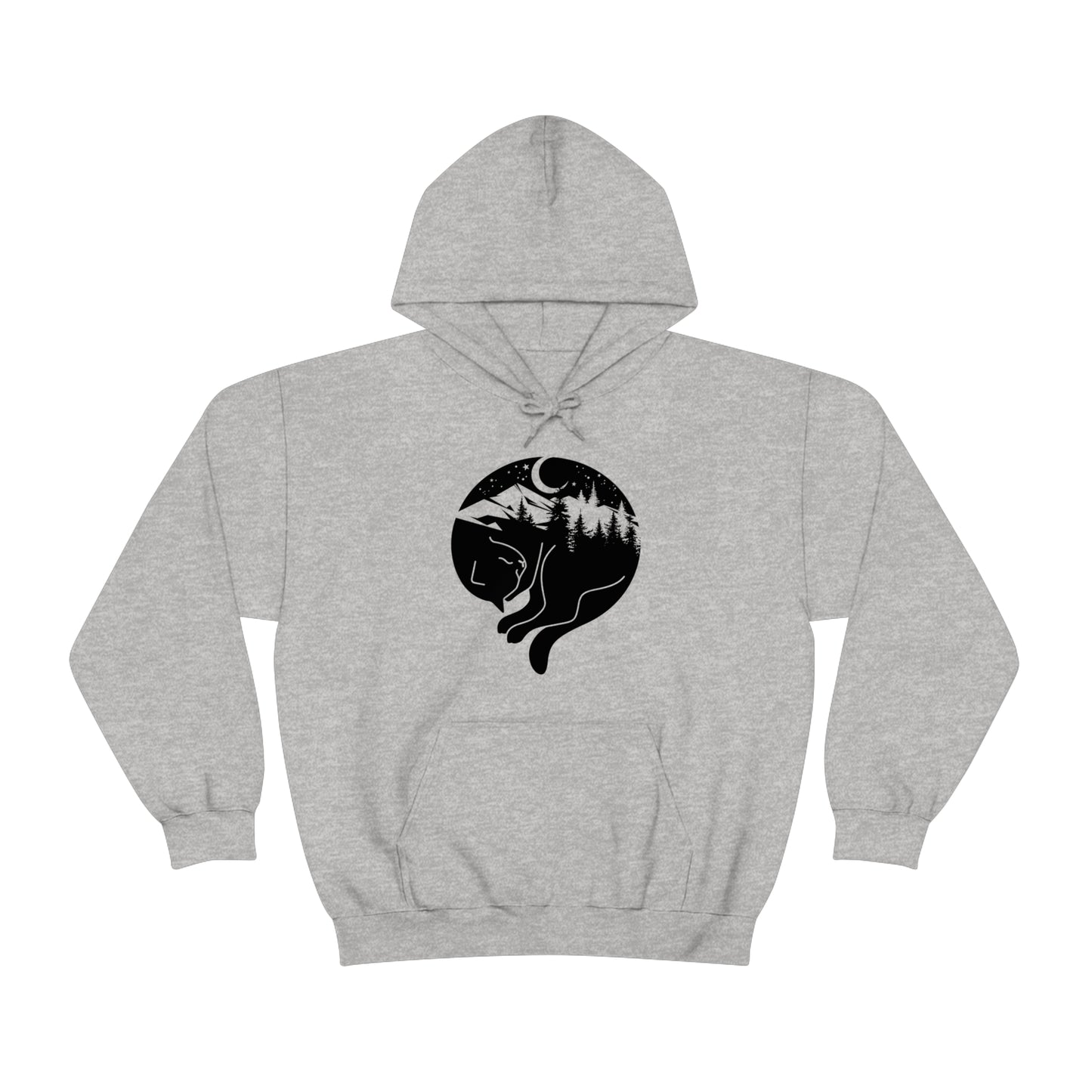 Sleeping Cat Women's Hooded Sweatshirt
