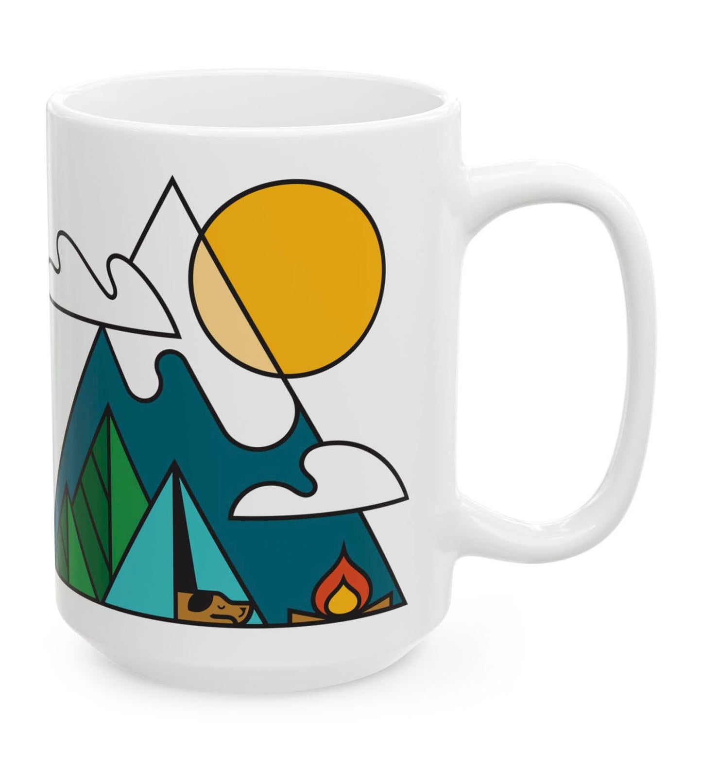 Living the Dream Ceramic Mug 15oz