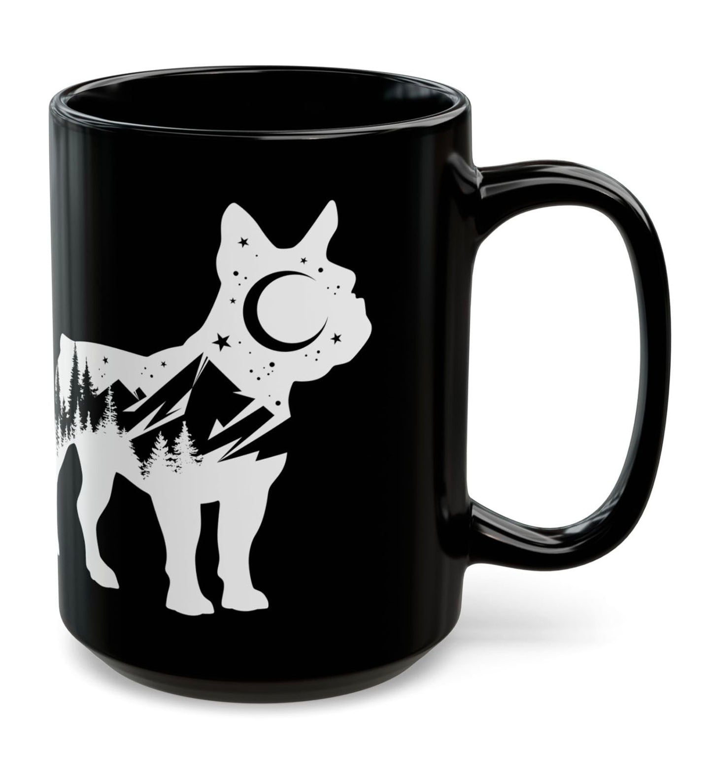 Mountain Dog 15oz Black Mug