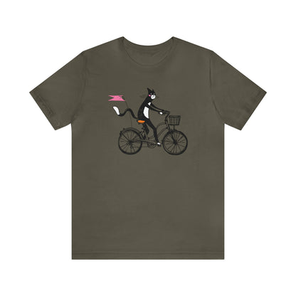 Bicycle Cat Graphic Tee