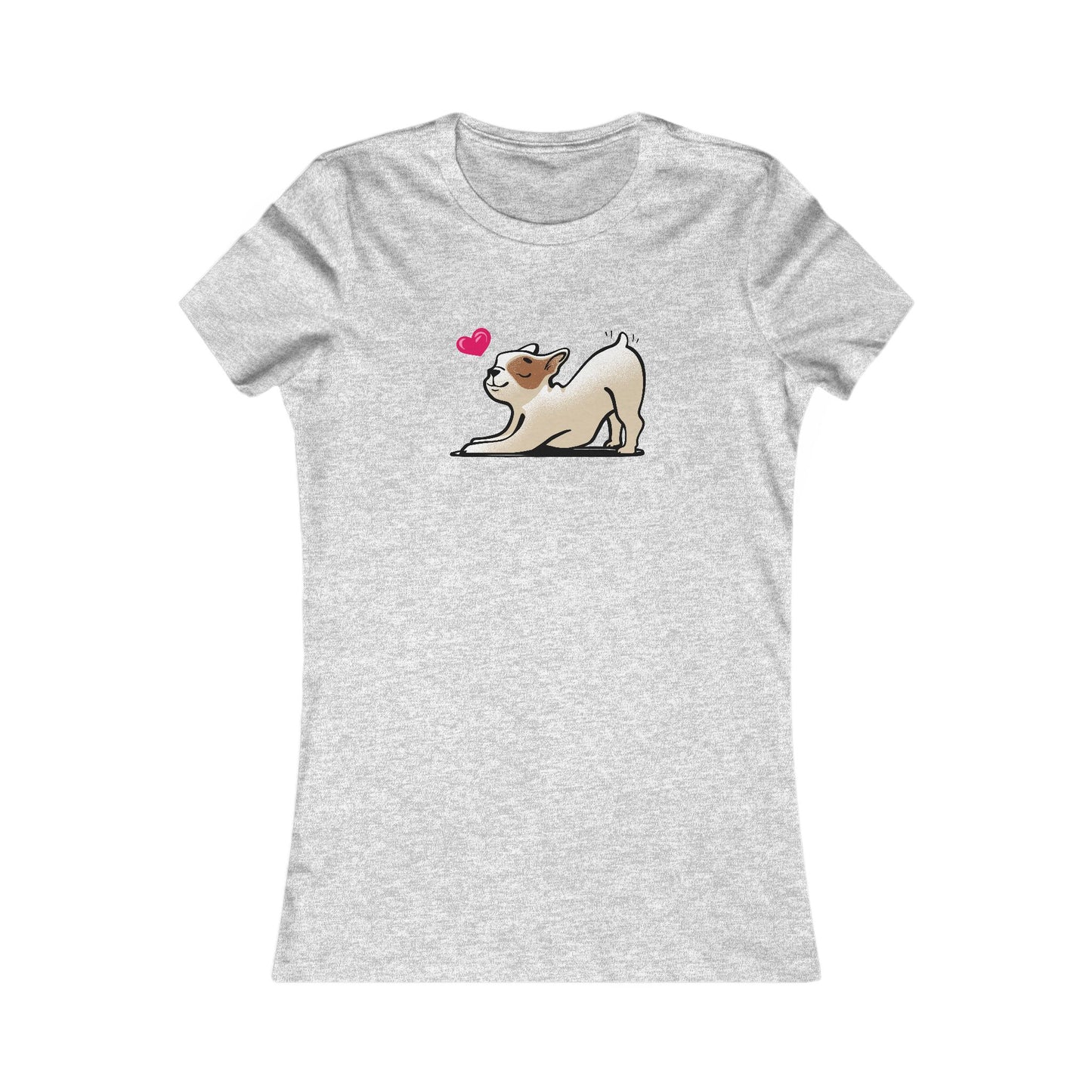 Yoga Dog Women's Fitted Tee