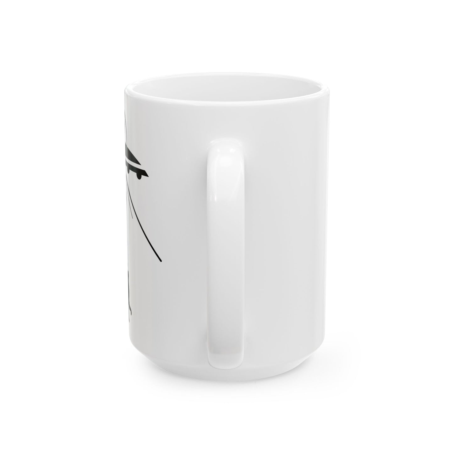 Alien Mouse Abduction Ceramic Mug 15oz