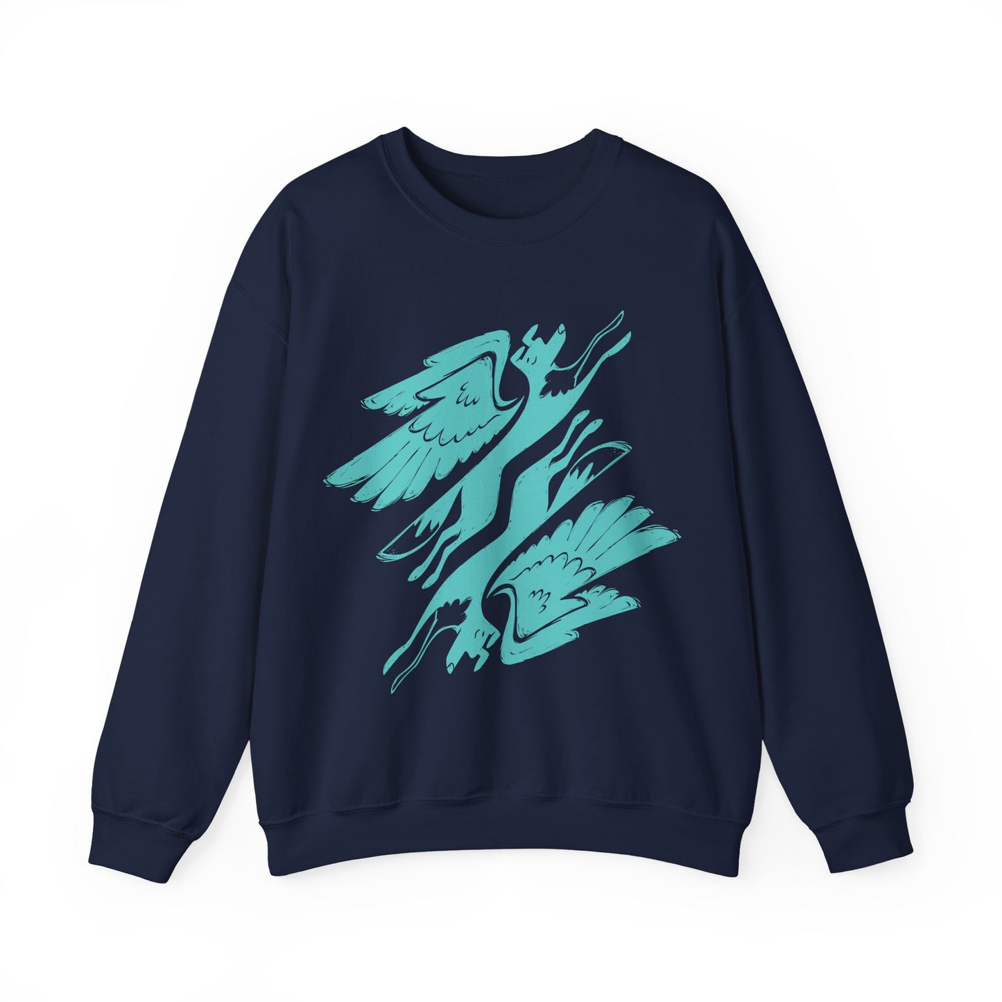 Angel Dogs Men's Heavy Blend Crewneck Sweatshirt