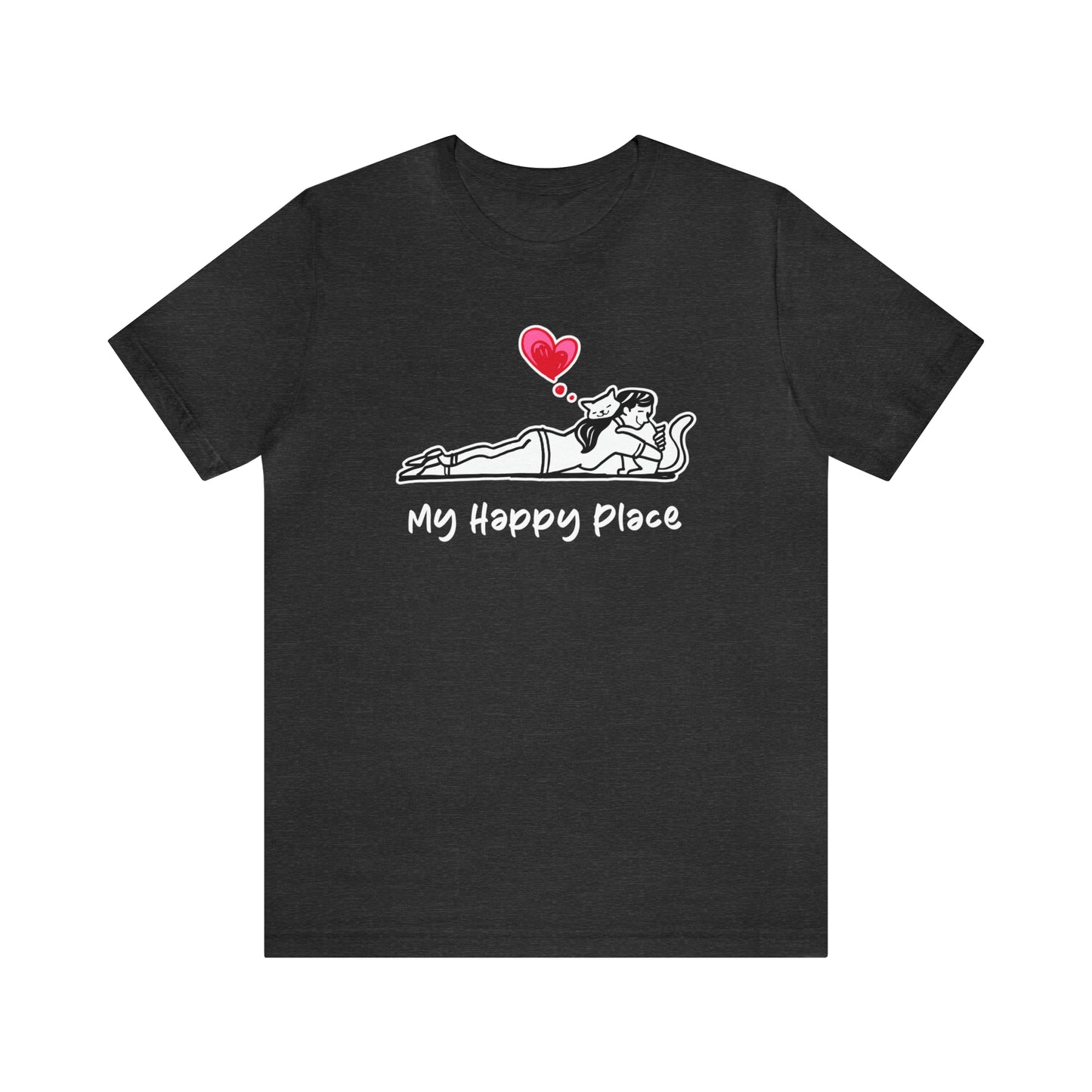 My Happy Place Cat Women's Graphic Tee