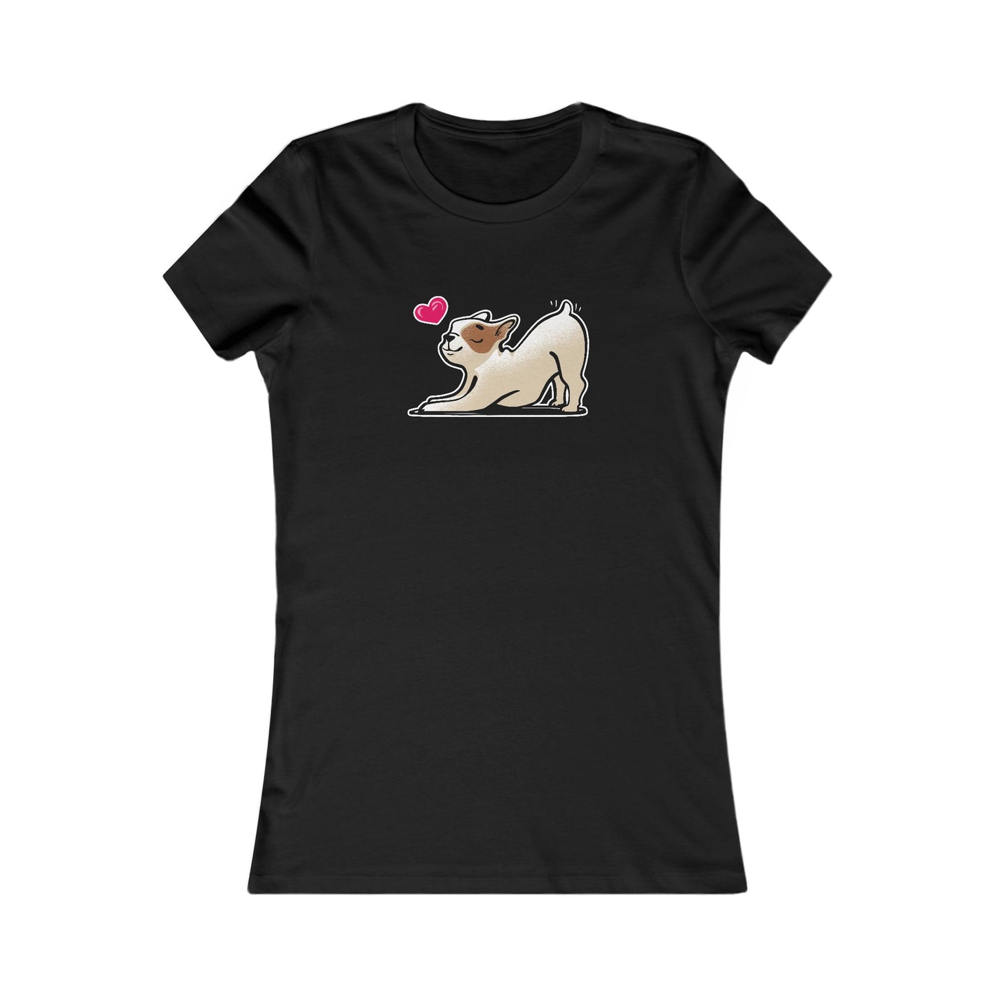 Yoga Dog Women's Fitted Tee