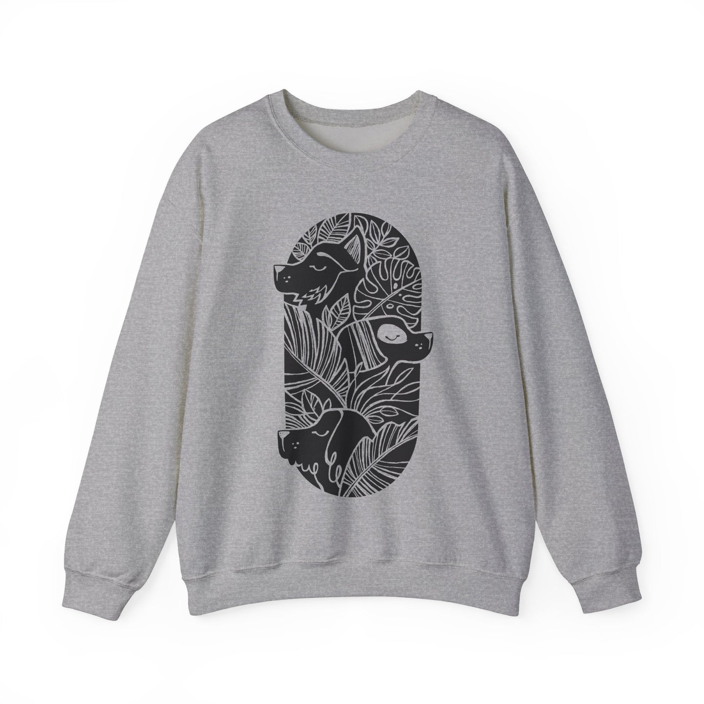 Jungle Dogs Women's Heavy Blend Crewneck Sweatshirt
