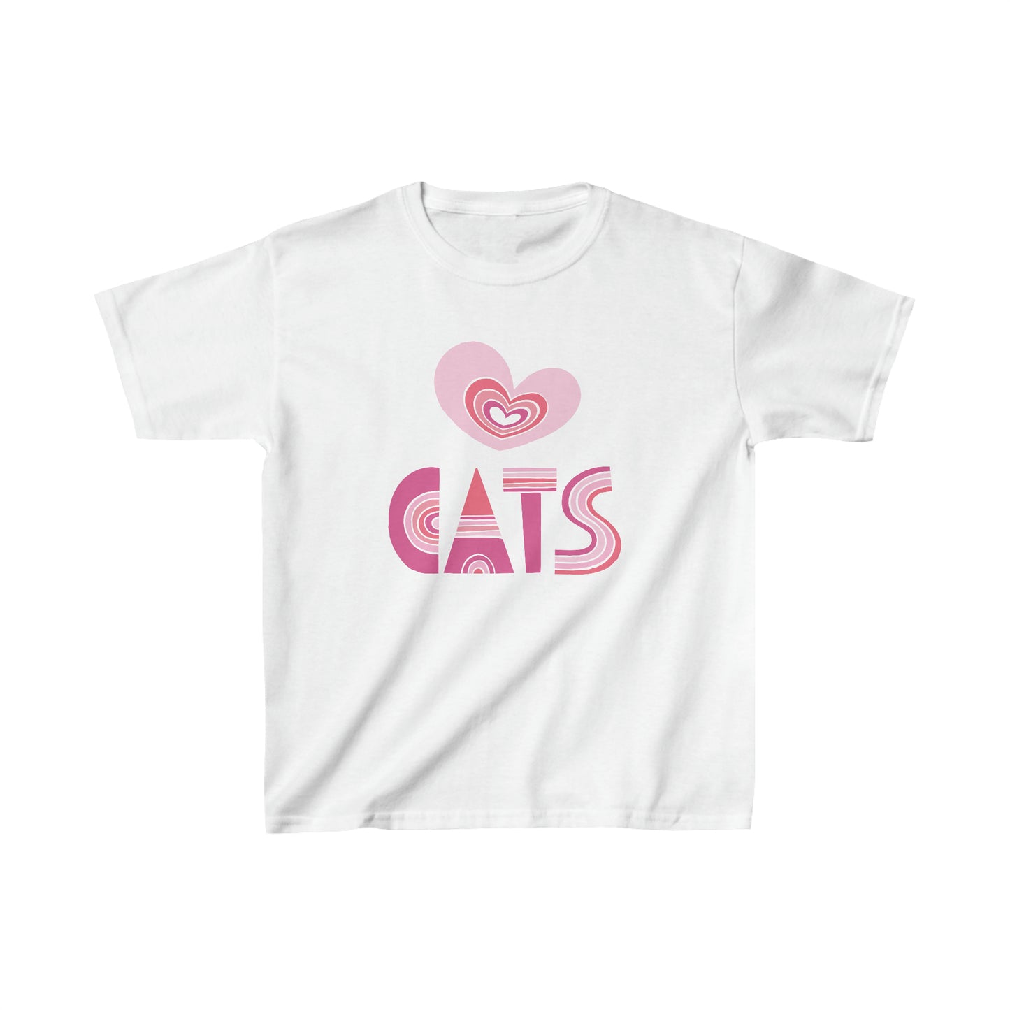 Heart Cats Kids' Tee β An Adorable Shirt for Little Animal Lovers!