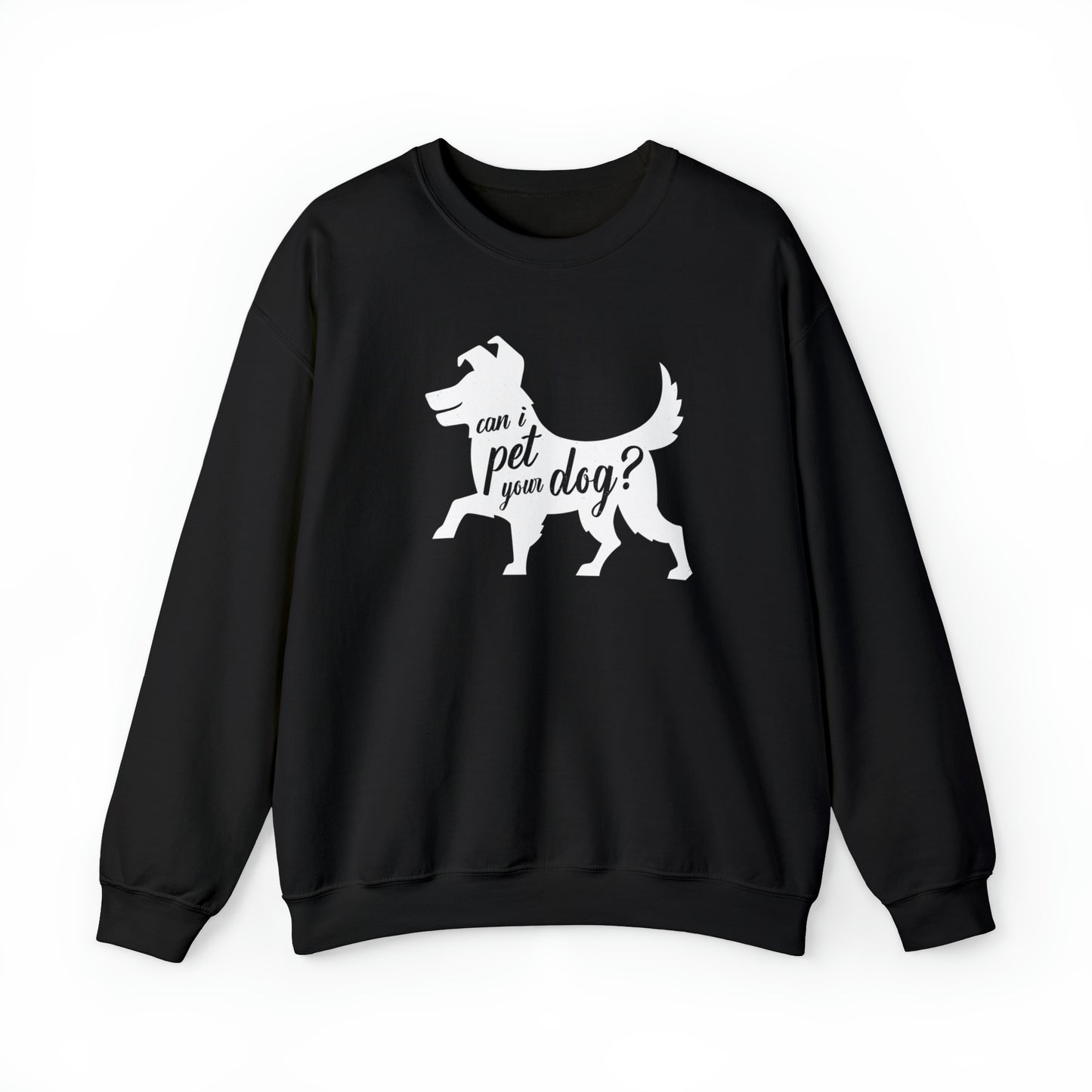 Can I Pet Your Dog Men's Heavy Blend Crewneck Sweatshirt
